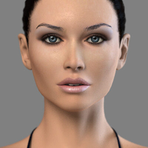 visage virtuel symetrique